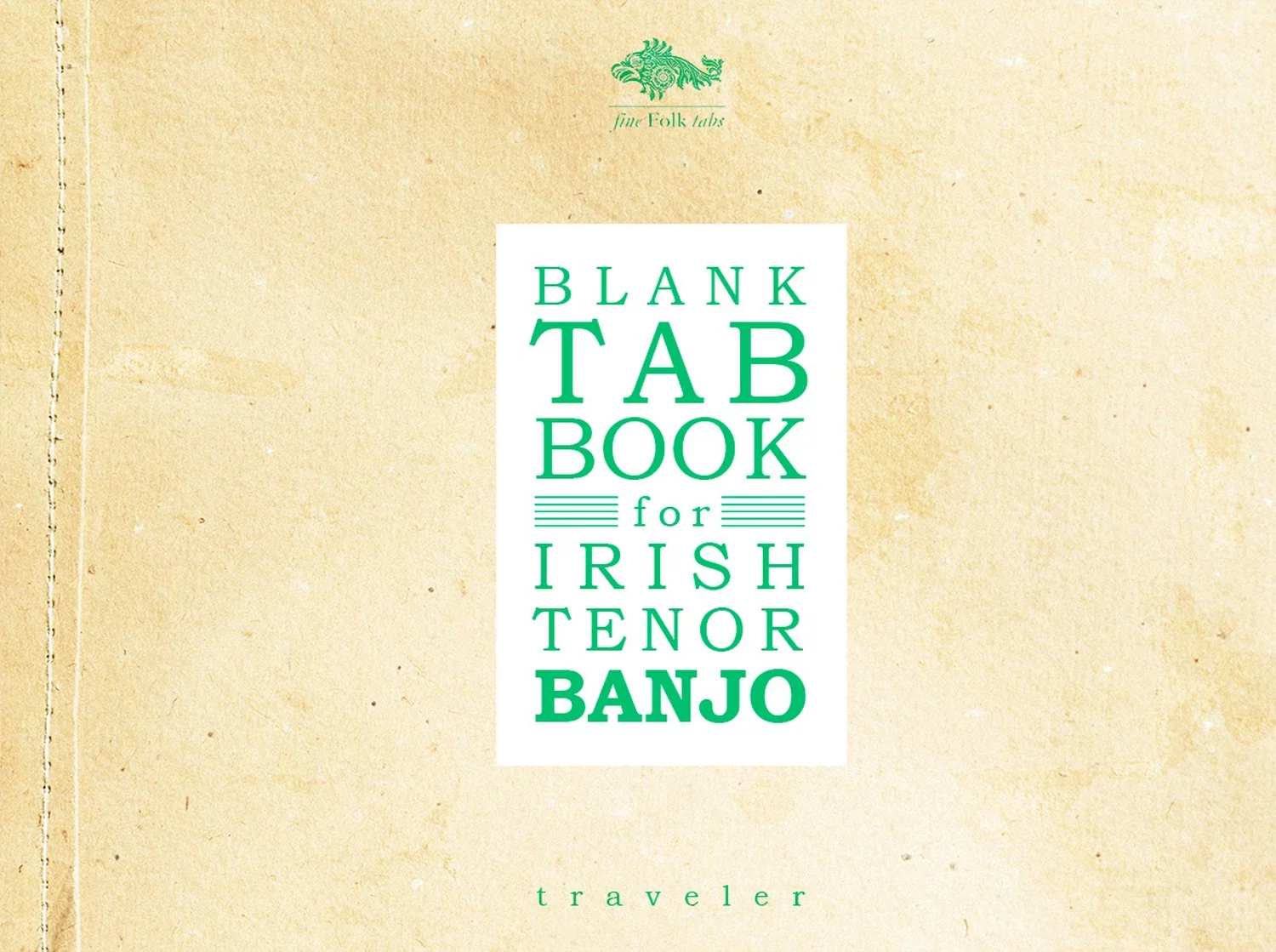 Cover blank tab traveler irish tenor banjo